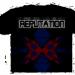 repution t -shirt papillon