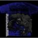Nightz Blue westside t-shirt lion