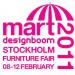 I will exhibit at the designboom mart at the stockholm furniture fair 2011