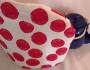 Grand tea cosy Pois rouges