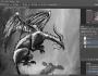 Step by step: dragons on landscape on PS CS6